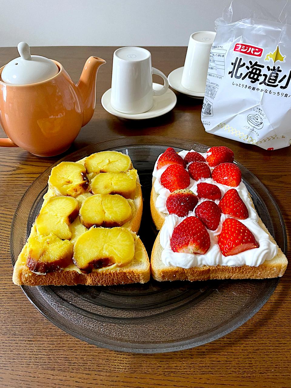 フジパン『北海道小麦』でサンド🥪